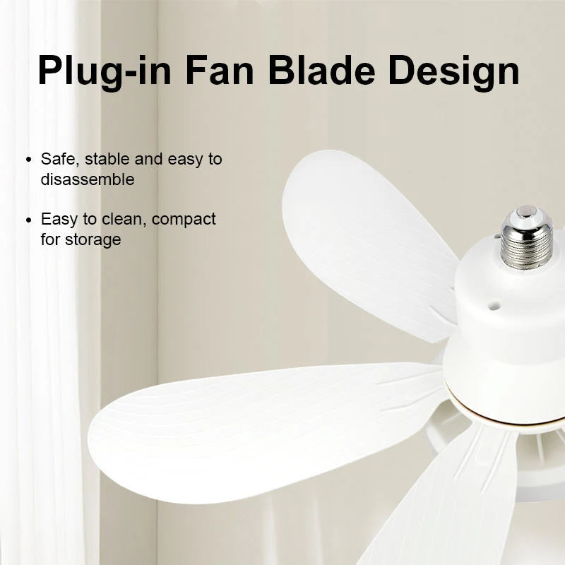 Flower Fan Light – Ceiling Fan with LED Light | Remote Control | 30W Super Quiet