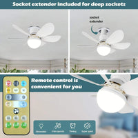 Flower Fan Light – Ceiling Fan with LED Light | Remote Control | 30W Super Quiet